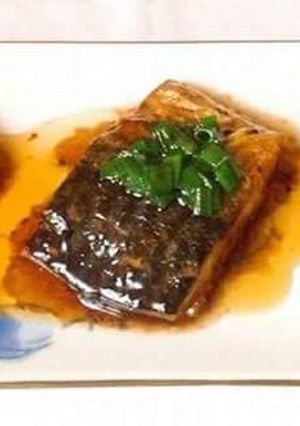 Hình của món Cá sốt xì dầu.