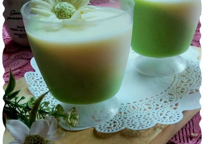 Pudding melon susu