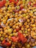 Roasted Chickpea and Grape Salad 🍇
