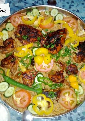 صورة لوصفة رز بخاري