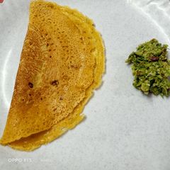 A picture of Besan pudla /Besan Chilla.