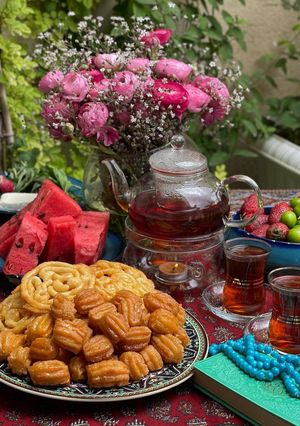 عکسی از دستور زولبیا و بامیه
