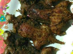 Hình của món Chuột đồng nướng.