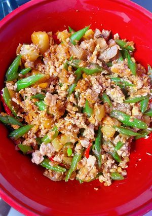 Foto resep Tumis buncis tahu rasa imperial 👌