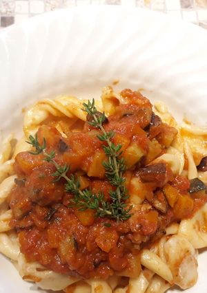 Foto di Pasta fresca con Ragù di verdure