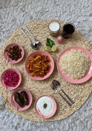 عکسی از دستور سیب زمینی ربی