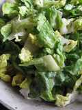 Lettuce Salad with Basil Sumiso Dressing