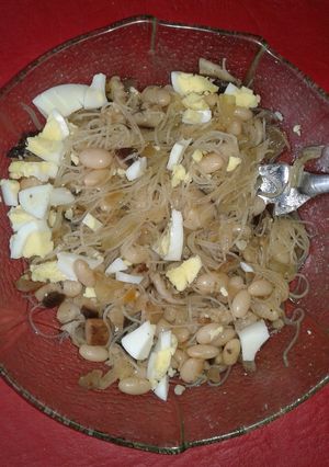 Una foto de Wok de Shiitake (seta japonesa/hongos)