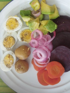 Una foto de Ensalada rica vegetariana