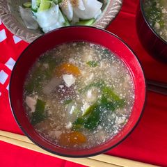 A picture of My Grandma’s Japanese Tofu Soup.