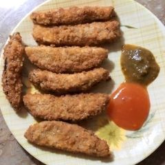 A picture of Crispy Eggplant  Fingers.