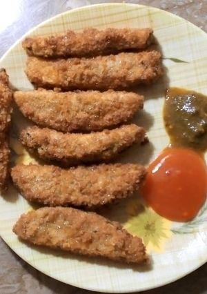 A picture of Crispy Eggplant  Fingers.