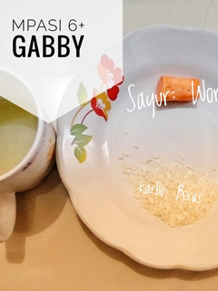 Foto resep MPASI Bubur Wortel Kaldu Ayam Kampung