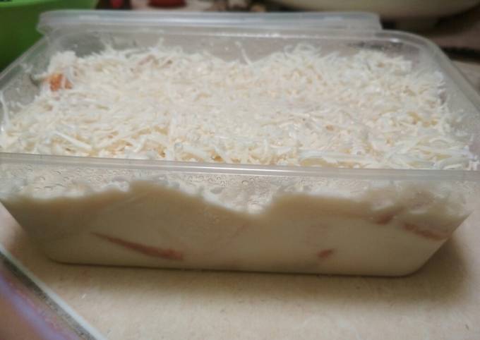 Ini dia! Bagaimana cara membuat Setup roti tawar keju dijamin menggugah selera