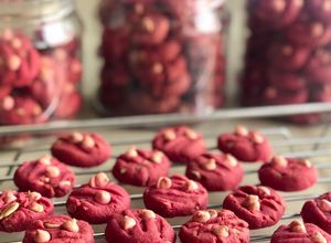 Gambar Biskut Red Velvet