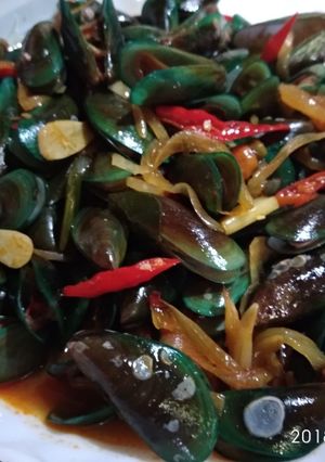 Foto resep Kerang ijo asam manis pedas