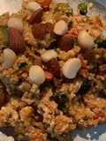 ইন্ডো চাইনিজ কিনোয়া পনির ভুরজি(indo chinese quinoa paneer bhurji recipe in Bengali)