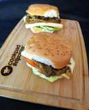Berenjenas desmechada en sándwich🍆🍆🍞
