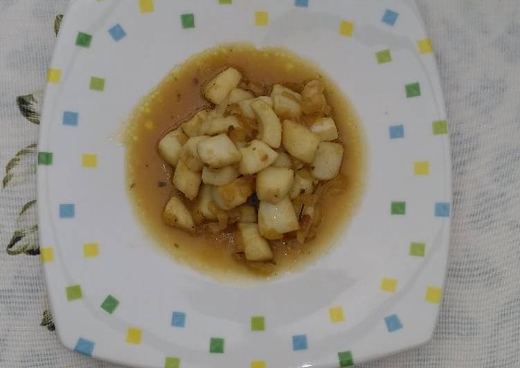 Pota encebollada
