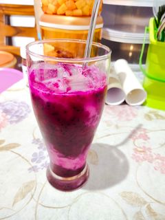 Foto resep Dragon fruit with Yakult smoothie juice