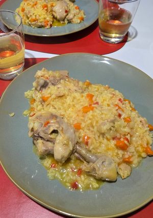Una foto de Risotto de Pollo y Verduras