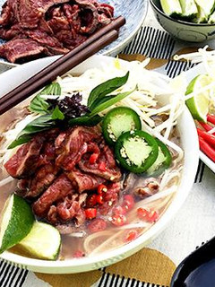 A picture of Fullblood Wagyu Beef Pho.