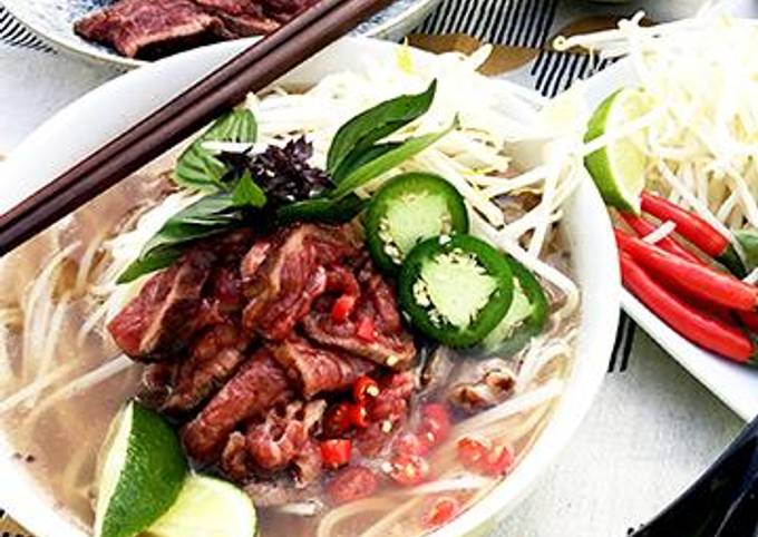 Simple Way to Prepare Any-night-of-the-week Fullblood Wagyu Beef Pho