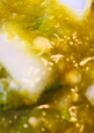 Una foto de Salsa verde de nopal