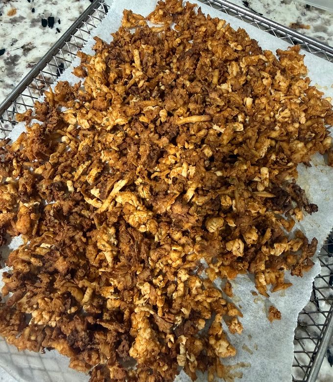 Foto principal de “Carne mechada” de tofu en airfryer