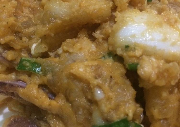 Cumi Saos Telur Asin