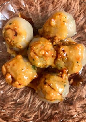 Foto resep Cemilan Cilok isi simple