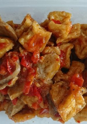 Foto resep Tahu, baso bumbu manis pedes