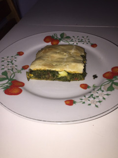 Una foto de Tarta de espinacas
