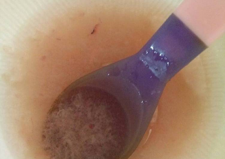 Cara Gampang Menyiapkan MPASI Sari jambu air + plum hitam, Enak