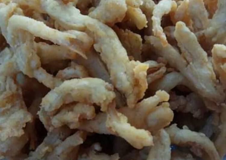 Cara Gampang Menyiapkan Jamur tiram crispy yang Enak Banget