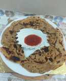 Egg cheese paratha