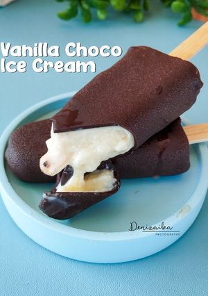 Foto resep Vanilla Choco Ice Cream Homemade