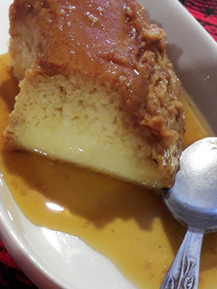Una foto de Flan de Huevo Casero sin azúcar (y sin horno)