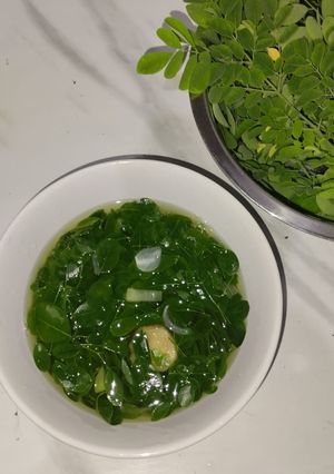 Foto resep Sayur bening daun kelor
