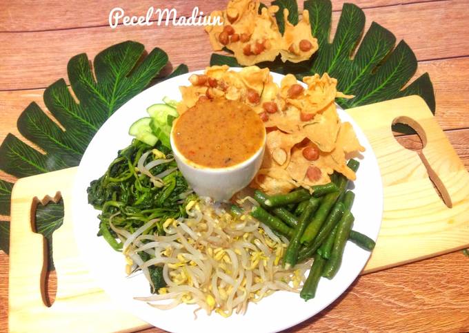 Resep Bumbu kacang Pecel madiun yang Bikin Ngiler