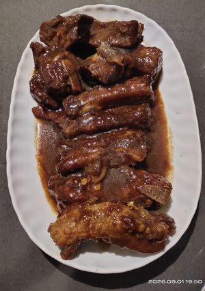 A picture of Chuchu Sauce Ribs.