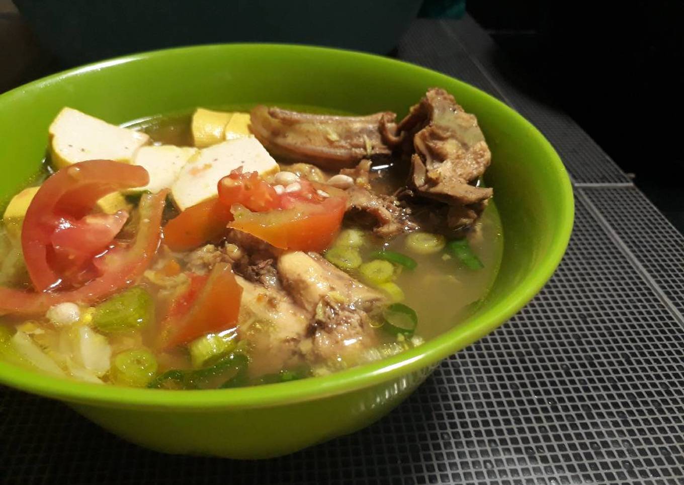 Soto bening kerongkongan ayam