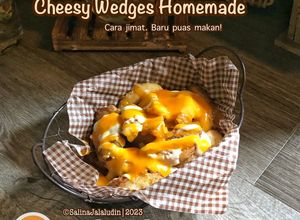 Gambar Cheesy Wedges Homemade