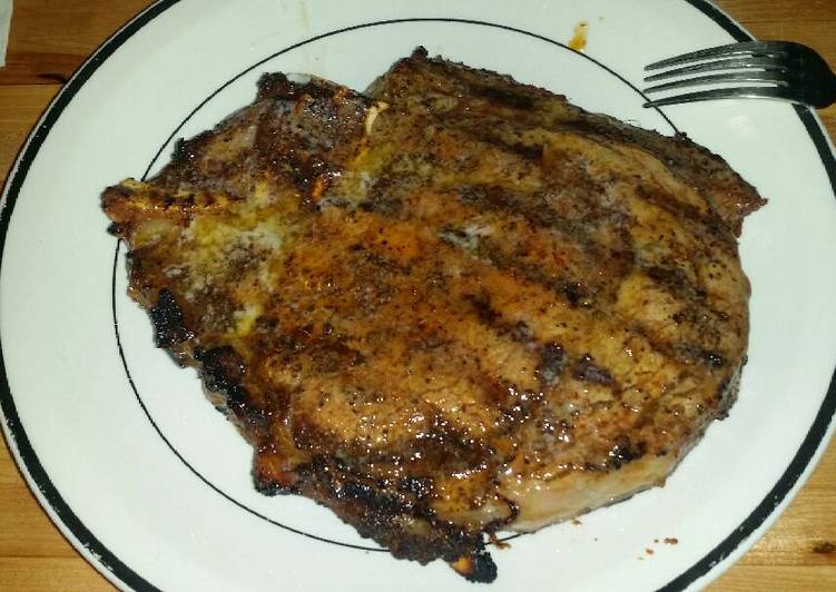 Recipe of Favorite Grilled Ribeye Steak… Boom!