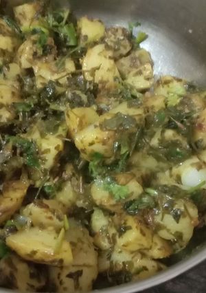 Methi aloo ki sabji रेसिपी मुख्य फोटो