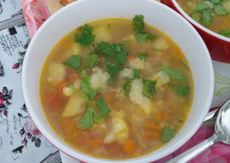 Saturday Fresh Winter mix veg soup