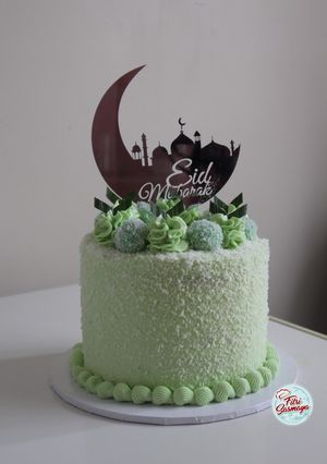 Foto resep Klepon Cake (Edisi Lebaran 2025)