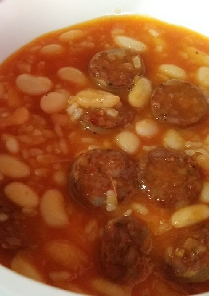 Una foto de Arroz con habichuelas