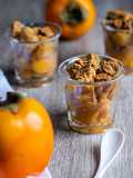 Crumble épicé au kaki