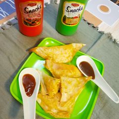 A picture of Noodles Patti Samosa.